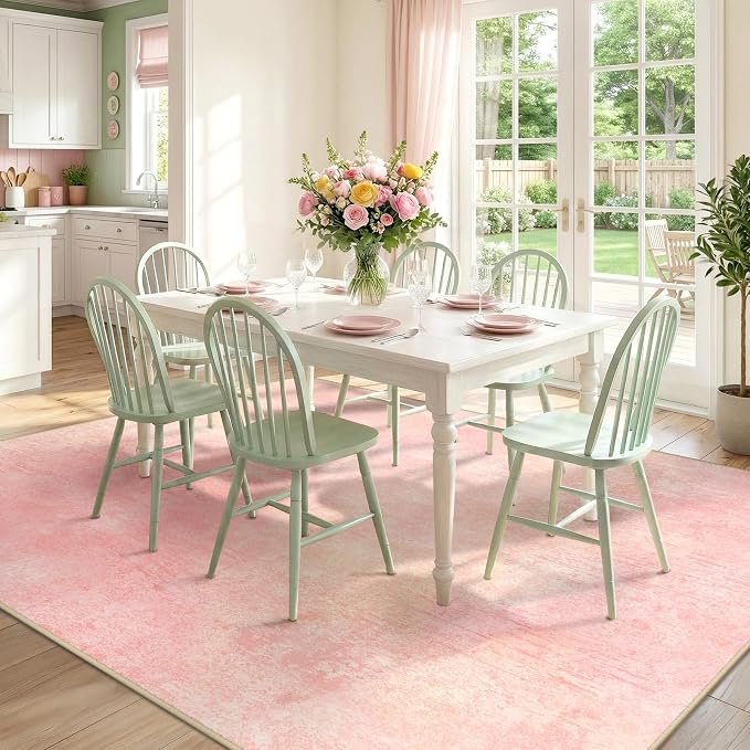 RELEANY Washable 6'x9' Abstract Area Rug - Image 3