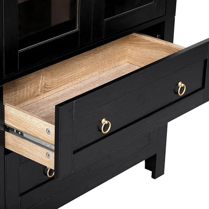 VilroCaz 71" Tall Arched Kitchen Pantry - Image 7
