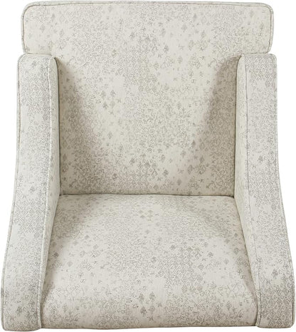 Homepop Home Decor | Upholstered Classic Swoop Arm Accent Chair | Accent Chairs - Image 7