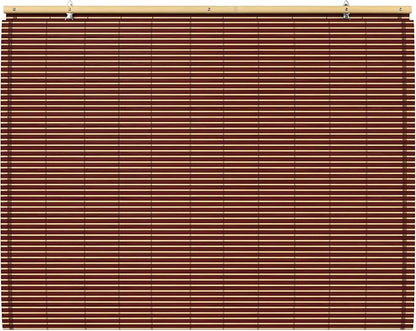 Red Lantern Bamboo Cordless Window Shade - Image 6