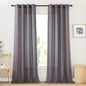 NICETOWN Faux Flax Linen Sheer Living Room Curtains, Grommet Elegant Semi Sheer by NICETOWN