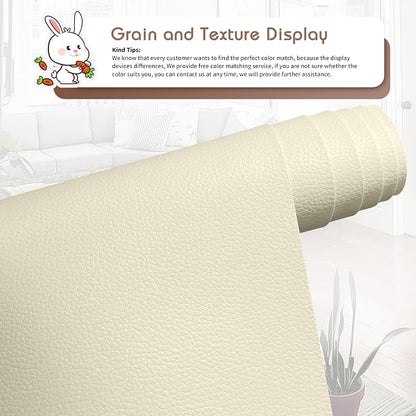 KING MOUNTAIN Leather Repair Patch, 12 x 60 Inches self Adhesive Leather Repair - Image 2