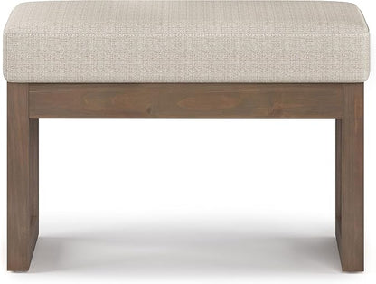 SIMPLIHOME Milltown Small Ottoman Bench - Image 4