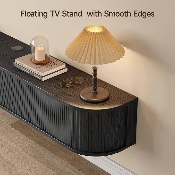 63" Floating TV Stand with Power Outlet - Image 6
