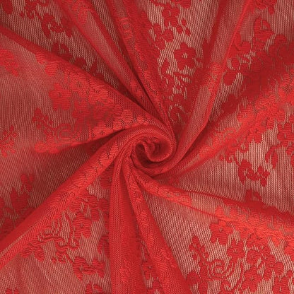 YJ YANJUN Vintage Lace Curtains 90 Inches Long 2 Panels - Image 6