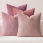 MIULEE Soft Corduroy Decorative Throw Pillow Covers Purple Pink 18x18 | Set of 4 by MIULEE