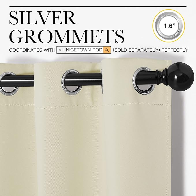 NICETOWN Kitchen Curtains, Short Curtains - Image 3