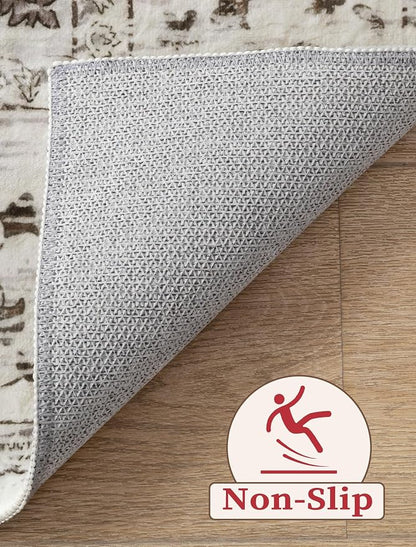 SERISSA 2x6 Washable Non Slip Boho Runner Rug - Image 4