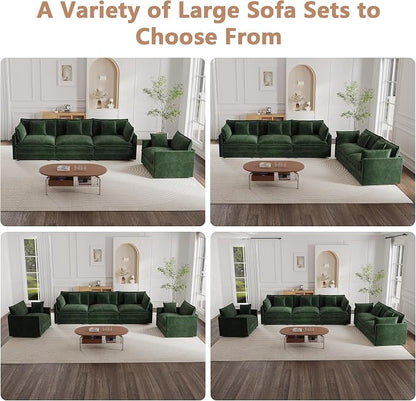 mikibama Modular Sectional Sofa, 146.5 Inch U Shaped Couch Set - Image 7