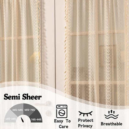 Sutuo Home French Door Curtains - Image 4
