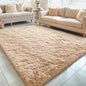 OLANLY 5x5 Area Rugs for Living Room Bedroom, Machine Washable Soft Fluffy by OLANLY