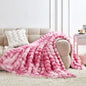 50x60 Inches Ultra-Soft Fuzzy Faux Fur Plush Throw Blanket by Serenhom