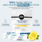 Fuller Dishwasher Cleaner Tabs - Lemon Scent (4)