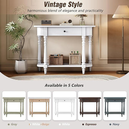 Retro Curved Console Table - Image 7
