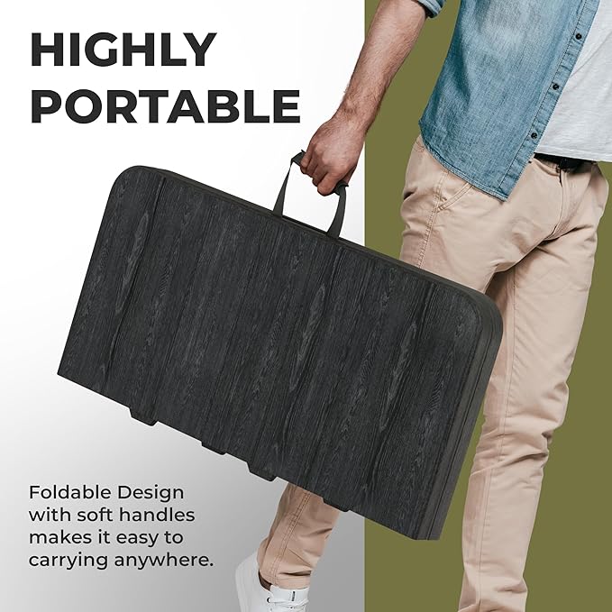 Our Modern Space 34" Square Foldable Table - Image 6