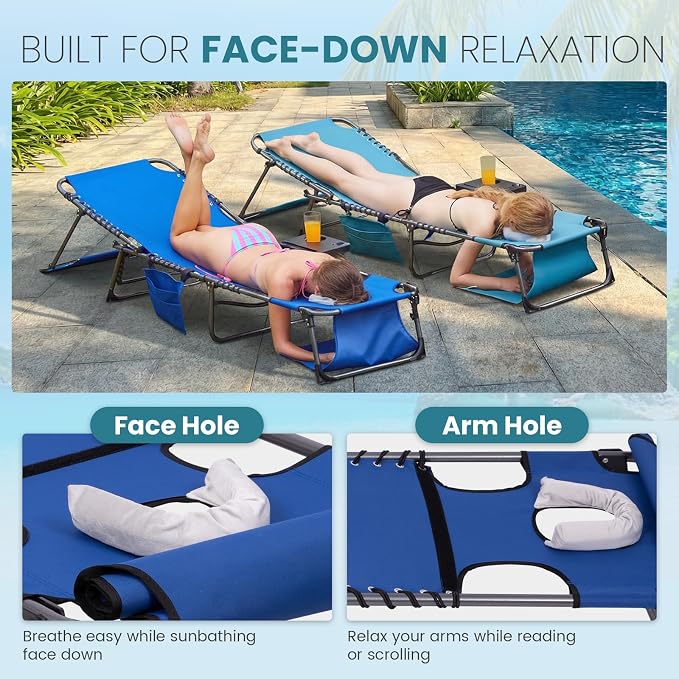 FUNDANGO Heavy Duty Tanning Chair - Image 4