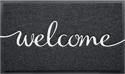 Door Mat Welcome Mat Floor Mat for Entryway, High Traffic Areas | Low Profile by BeneathYourFeet