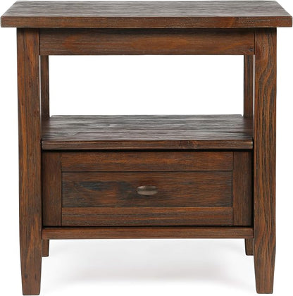 SIMPLIHOME Warm Shaker End Table - Image 5