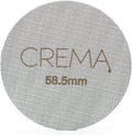 Crema Coffee Products 58.5mm Puck Screen for Barista Models | 1.7mm Thick 316L Steel Filter | Balanced Water Flow for Improved Extraction |Prevent Channeling & Reduce Maintenance|Durable,Easy to Clean