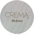 Crema Coffee Products 58.5mm Puck Screen for Barista Models | 1.7mm Thick 316L Steel Filter | Balanced Water Flow for Improved Extraction |Prevent Channeling & Reduce Maintenance|Durable,Easy to Clean