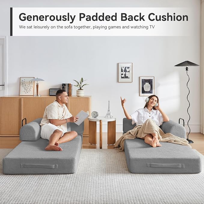 Convertible Sleeper Sofa Bed, Sleeper Sofa - Image 3