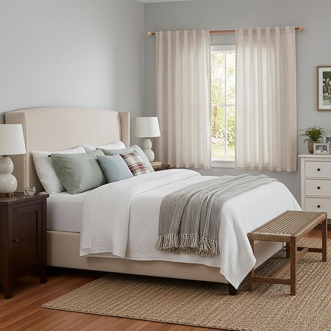 MYSKY HOME Natural Linen Curtains - Image 8