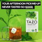 TAZO Organic Zen Green Tea, Green Tea Zen for Health and Wellness, 96 Total Tea Bags (16ct - Pack of 6)
