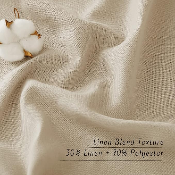 NICETOWN Linen Angora Window Curtains 84 inches Long, Grommet Thick Linen Blend - Image 7