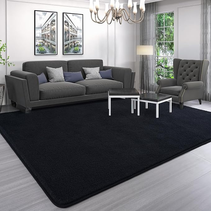 6x9 Area Rugs for Living Room Non Slip Dorm Bedroom Rug, Minimalist Washable - Image 5