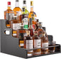 YQBRAO 4-Tier Liquor Bottle Display Shelf, Coffee Syrup Rack Organizer by Unknown