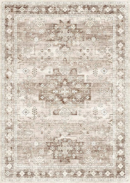 Washable Farmhouse Living Room Rug, 10x14 Area Rugs - Image 2
