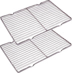 2Pcs Stainless Steel Cooling Racks, Cooling Racks for Cooking and Baking, Cookie Cooling Rack, Oven Cooling Racks for Cooking
