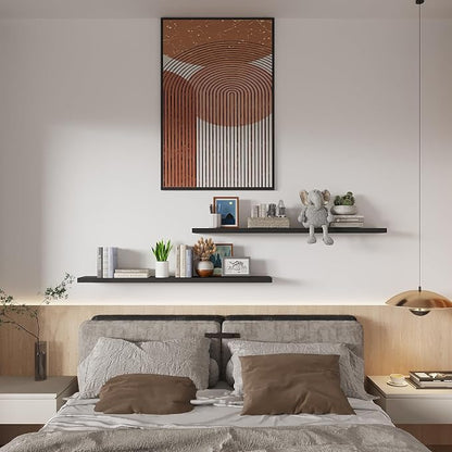 SAUMONIERES 48 Inch Floating Wall Shelves - Image 2