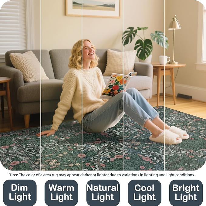 Washable 2'6" x 10' Runners for Hallways, Non Slip Long Floor Runner for Kitchen - Image 5