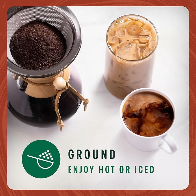 Starbucks Ground Coffee, Pumpkin Spice Flavored Coffee, 100% Arabica, Limited Edition, 1 Bag (17 Oz)
