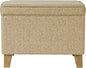 Homepop Home Decor | Medium Square Storage Ottoman by HomePop