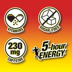 5-hour ENERGY Extra Strength Energy Shot, Tidal Twist (1.93 oz., 30 Count), Zero Calories & Sugar-Free 230 mg Caffeinated Energy Shot, Amino Acids & B Vitamins, Dietary Supplements, , Pina-Colada Flavor
