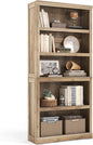 LINSY HOME 5-Shelf Bookcase, Bookshelves Floor Standing Storage Shelves 68 in by LINSYHOME