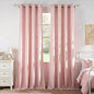 NICETOWN Linen Light Pink Sheer Curtains by NICETOWN