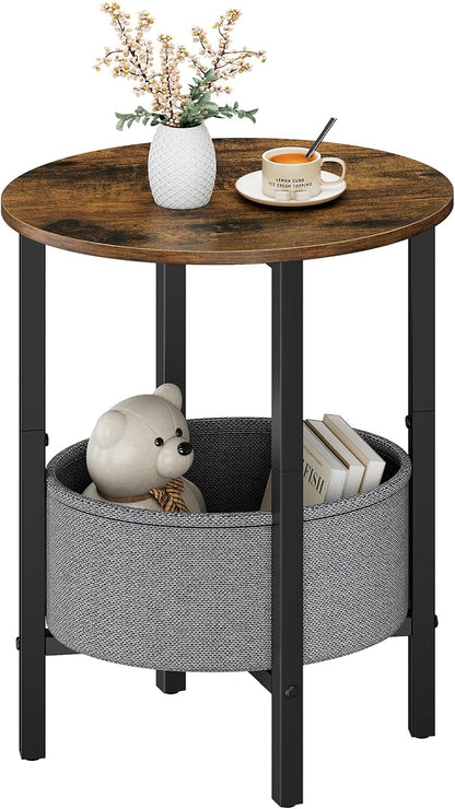 Vagusicc Round Side Table End Table by Vagusicc
