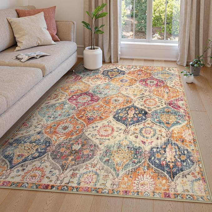 Lahome Moroccan Machine Washable Rugs by Lahome