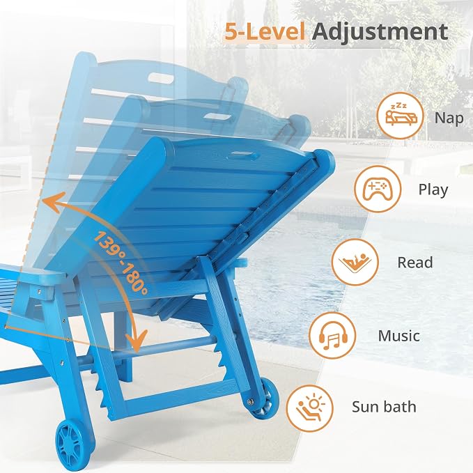 LUE BONA Outdoor Lounge Chair Set - Image 6