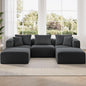 Novilla 106" Modular Sectional Sofa, Modern Cloud Sectional Couch by Novilla