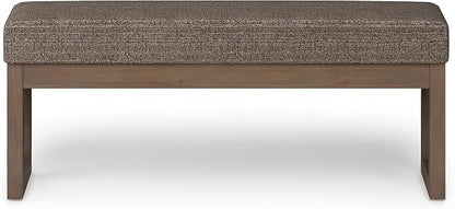 SIMPLIHOME Milltown Large Ottoman Bench - Image 4