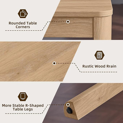 Joaxswe Farmhouse Nesting Tables Set of 3, Nesting Side Tables - Image 4