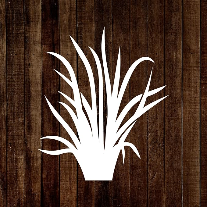 MAGJUCHE Grass Stencil 12 Inches, Reusable Grass Stencil for Painting DIY Crafts Decor