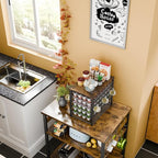 Simple Trending 5 Tier Coffee Pod Holder for K Cup, 160 Pod Pack Capacity Rack, Wood, Black