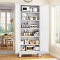 GAIOUS 75.2" Tall Metal Kitchen Pantry Storage Cabinets by GAIOUS