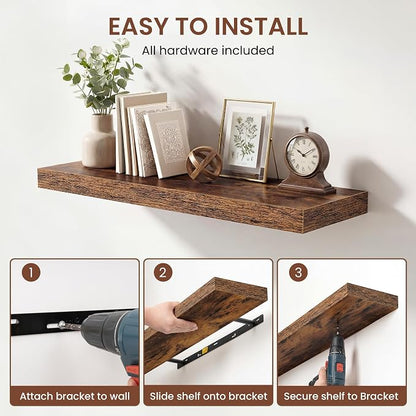 Dreamland 40 Inches Floating Shelves - Image 5