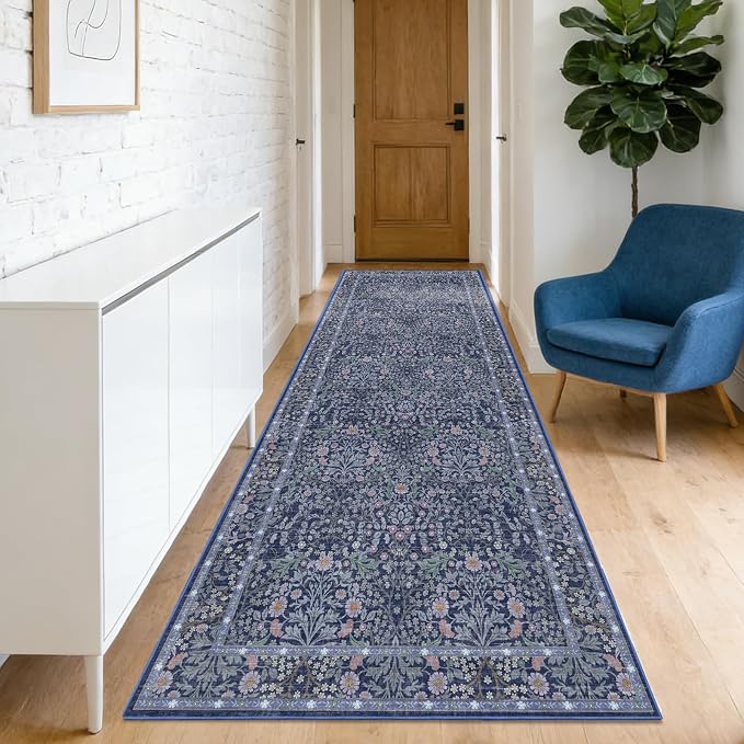 Washable 2'6" x 10' Runners for Hallways, Non Slip Long Floor Runner for Kitchen - Image 2